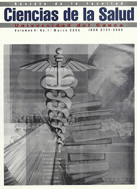 					Ver Vol. 8 Núm. 1 (2006): Riesgo de Infecciones Respiratorias Agudas en trabajadores industriales de fique Popayán, Cauca, Colombia
				